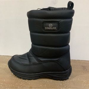 2 FOR $15 Magellan Outdoors Black Snow Boots Size Youth 12 Little Kids